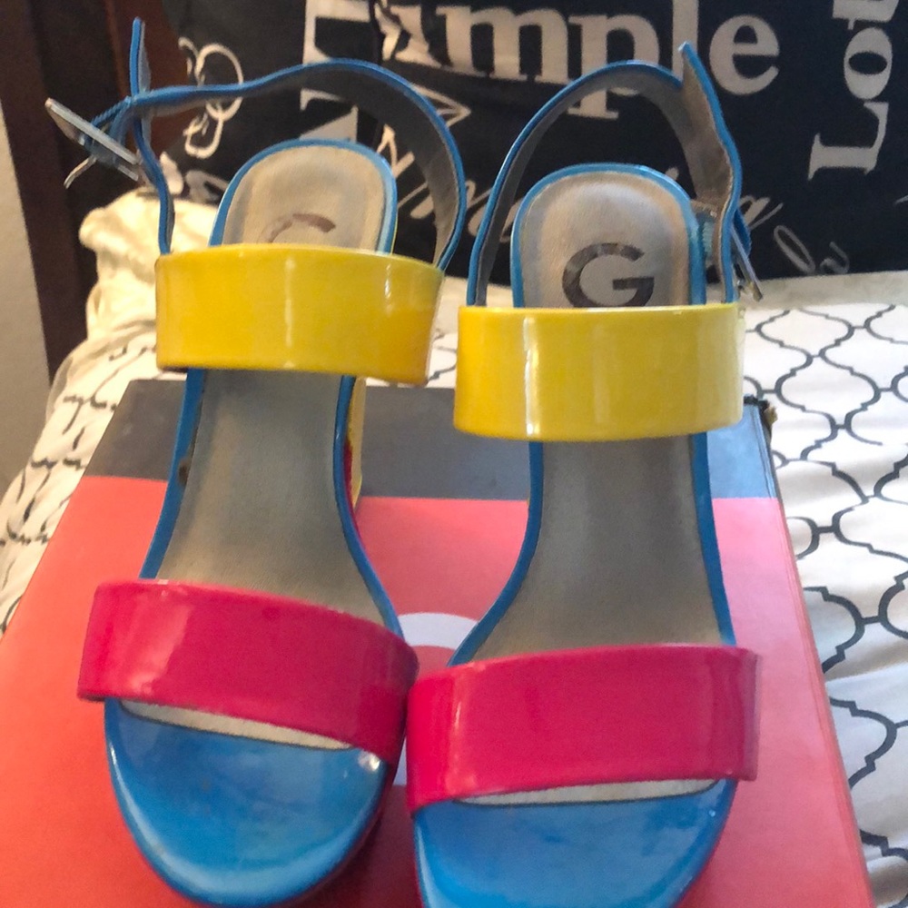 Color Block Heels